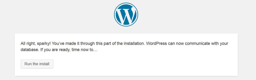Run-WordPress-Installation
